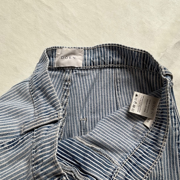 Doen Maritime Jean in Hickory Stripe, size 26 - Picture 11 of 13